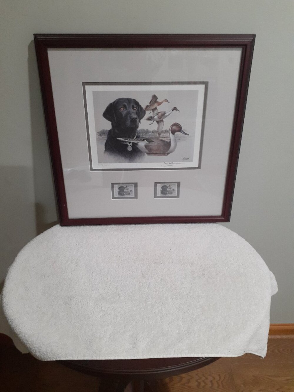 1991 South Carolina Waterfowl Duck Stamp Print Framed Signed